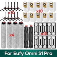 Compatible For Eufy S1 Pro Accessories Dust Bags, Main Brush, HEPA Filters, Mop Cloths, Replacement 