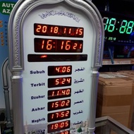 AUTOMATIC LED DIGITAL ADZAN CLOCK AZ 4009 + IQOMAH. Mosque Clock Lc