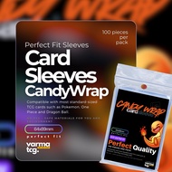 [Candy Wrap] Trading Card Sleeves - Perfect Fit Sleeves - 64x89 - 100 Pieces - High Quality