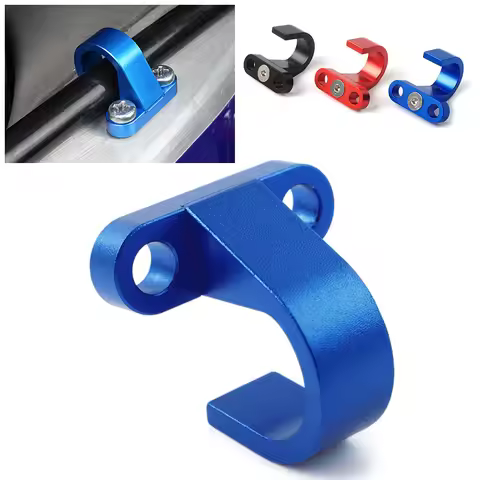 Motorcycle Rear Brake Hose Clamp Guide Aluminum For Yamaha YZ125 YZ250 YZ250F YZ450F YZ85 2003-2022 