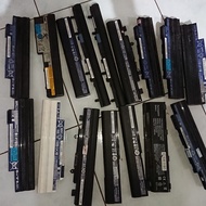baterai bekas laptop acer dell Lenovo Asus thosiba Samsung dll