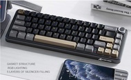 ATTACK SHARK | Attack Shark X66 Wireless Mechanical Keyboard RGB Lighting Hot-swappable Metal Knobs 
