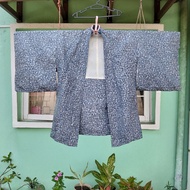 Kimono Haori Grey Japanese Vintage Preloved