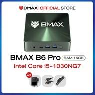 (รุ่นใหม่ 2023) BMAX B6 Series ( B6 Plus / Pro / Power ) Mini PC  มินิพีซี Windows11 CPU Gen10 Intel Core i3 i5 i7 GPU Iris Xe Plus Graphic RAM 16GB DDR4 + SSD 1TB NVMe รับประกัน 1 ปีในไทย