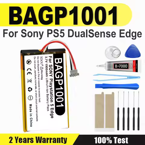 Perfine BAGP1001 DualSense Edge Controller New Battery for SONY PS5 Edge; Playstation 5 Edge Batteri