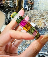 濃色碧璽帶手排10.5mm12.9g全方位能量磁場高頻率能量旺夫石