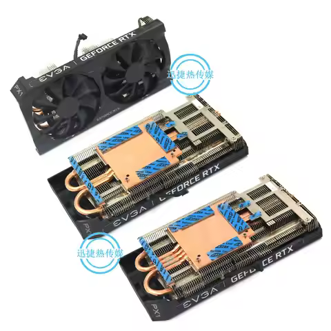 Custom Modified Reference Design GPU Cooler Heatsink 54.5x54.5mm Mounting Hole for NVIDIA RTX 3050 3