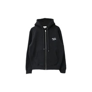 Maison Kitsune Handwriting Comfort Zipped Hoodie & Jog Pants Black Unused