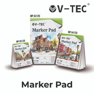 V-TEC Marker Pad 120gsm A5 A4/ A3/