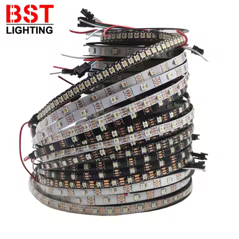 DC5V SK6812 RGBW (Similar WS2812B) 4 In 1 30/60/144 Leds/Pixels/m Individual Addressable IC Led Stri