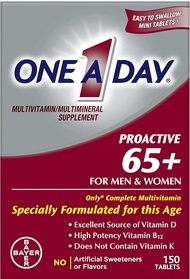 🌟พร้อมส่ง🌟วิตามินรวมสำหรับผู้สูงอายุ65+🇺🇸 One A Day Proactive 65+, Mens & Womens Multivitamin