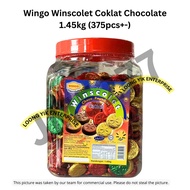 Wingo Winscolet Coklat Chocolate 1.45kg (375pcs+-)