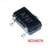 50PCS AO3407A SOT 23 marking: A79T AO3407 SOT23 P Channel MOSFET New Original