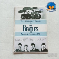 (used) THE GREATEST SONG OF THE BEATLES Not & Chords 1 _ by Febri Sunaryo publisher Bale Chanda Indo