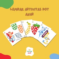 Idepintaranak - Children's Dot Activity Sheet (8 Sheets Educational Sticker Toys)