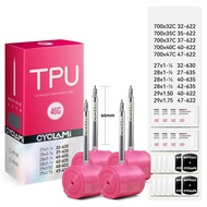 CYCLAMI Ultralight Bike Inner Tube 29 Inches MTB Bicycle TPU Material Tire 45/65mm French Valve For 
