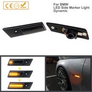 2Pcs Car-Styling Dynamic LED Side Marker Light Turn Signal Lamps For BMW 3 5 6 7 Series E24 E28 E30 