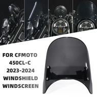 Motorcycle Front Windshield Airflow Deflector Windscreen For CFMOTO 450CLC 450CL-C 450 CLC CL-C 2023