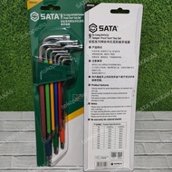 Star L Key 09702Ch - 9Pc. Anti Slip Extra Long Resistorx Key Sata