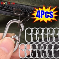 1/2/4Pcs Portable Outdoor Buckle - G-Shaped Climbing Hiking Fishing Safety Hook - S/M/L Travel Backp