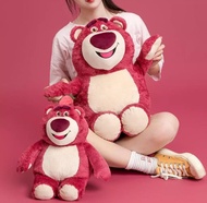 Miniso Boneka Lotso Strawberry Boneka Toy Story Lotso Bear Plush Toy