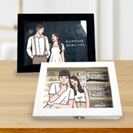 【客製】似顏繪 飾品收納盒 首飾盒