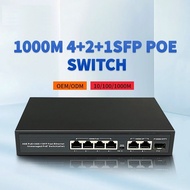 Gigabit POE power supply switch standard 4 port POE switch 48V network power supply 100M