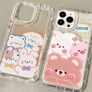 White cute animal phone case Samsung S10 Plus Note20 Ultra S21 Ultra S20 S24
