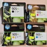 HP 905XL墨水匣 (黑色、紅色、黃色、藍色)