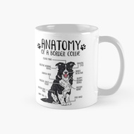 Funny Border Collie Anatomy Dog Lover Gift Coffee Mug