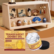 Exhibit Gel 60g Clear Removable Glue Museum Exhibit Putty for Antiques Glass Ceramics Figures Decora