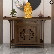 KAQ Alter Table Offerings for the household solid wood tribute strips case god table God of Fortune 