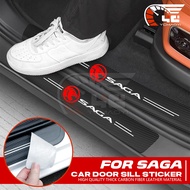 Car Door Sill Protector Strip Side Step Plate Rear Bumper Thick Anti Scratch Sticker For Proton SAGA FLX VVT BLM Accessories