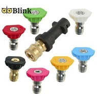 【Blink】For For Karcher K2 K3 K4 K5 K6 K7 Pressure Washer Lance Spray Wand 7 Nozzle+Adapter