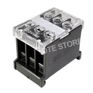 IN13SBK + IN13C 20A 3POLE DIN RAIL TERMINAL BLOCK WITH COVER