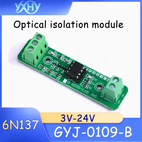 1PCS GYJ-0109-B Opto-isolation module 6N137 high-speed optocoupler isolation signal isolation strong