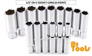 1/2 CR-V BOX SOCKET WRENCH 6-POINT (LONG)