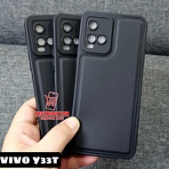 VIVO Y33T VIVO Y33A CASE LEATHER PRO CASE BLACK VIVO Y33T VIVO Y33A
