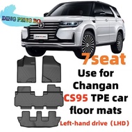 Use for Changan CS95 2017-2023 car carpet  All-Weather car floor mats trunk mat Fit For Changan CS95