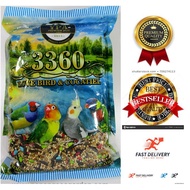 sambau Makanan burunglove bird/cockatiel bird food 3360 millet