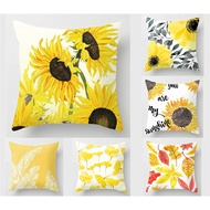 Sunflower pillow case,40×40,45×45,50×50,60×60,Home sofa cushion cover,Bedding cushion pillow cover