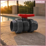 [BububuMY] Double Union Ball Shutoff Easy to Install PVC Ball Shutoff 15-inch 50MM