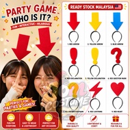 JomCostume Large Symbol Headband Hair Pin Selfie Creative Loading Arrow Wifi Question Mark Hair Band