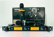 SHURE ไมค์ลอยคู่ระดับมืออาชีพ UR12D คลื่นความถี่ใหม่ 803-806MHz สัญญาณไกล มากกว่า 70 เมตร เสียงใส หน