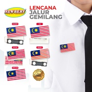 Lencana Jalur Gemilang Malaysia – Non-Epoxy, Durable, Multiple Options