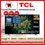 TCL 55C6K 65C6K 75C6K 55" 65" 75" 4K Mini LED Google TV C6K Series [TNG REBATE]