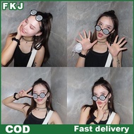 FKJ Cosplay Glasses Vertigo Pattern Dizzy Eyeglasses Photo Props 60-100 pieces