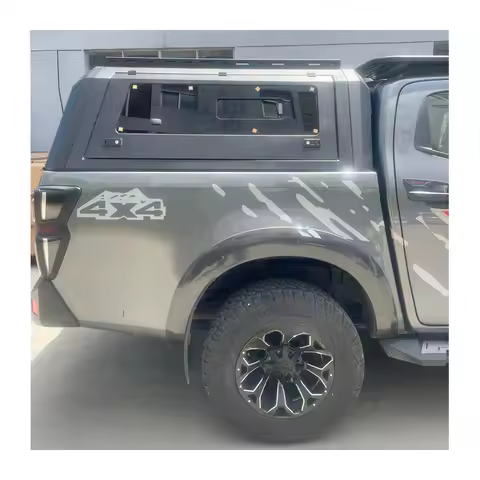 Car Accessories 4X4 Waterproof Aluminum Steel Hardtop Pickup Camper Canopy Truck Bed Topper For Hilu
