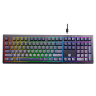 Nubwo Gaming Keyboard Fortune NK-32 คีย์บอร์ดเกมมิ่ง ไฟรุ้ง7สี (คีบอร์ดภาษาไทย) ประกันศูนย์ 1 ปี
