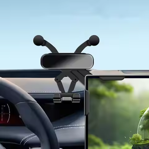Universal Car Phone Mount A86 Automobile Cell Phone Bracket 360 Rotation Hands Free Car Display Scre
